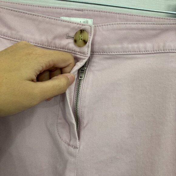 J. Jill Light Purple Soft Stretch Comfy Slim Leg Pants size 16 Preppy Casual - Picture 3 of 10